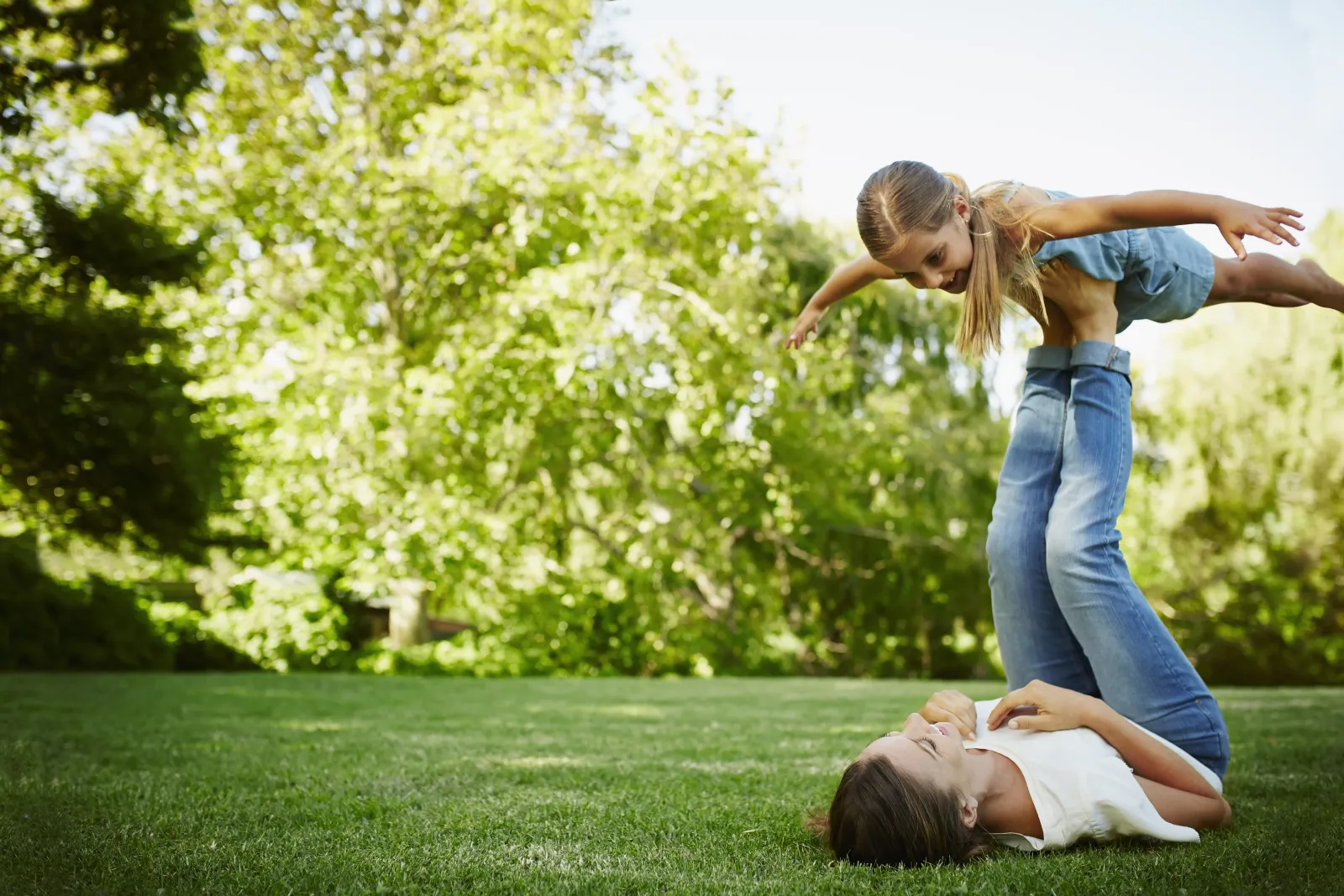 Mother-daughter-on-lawn